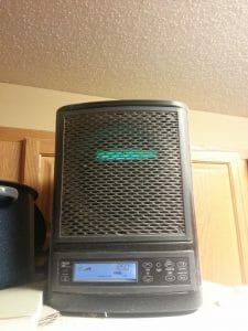 a black air purifier