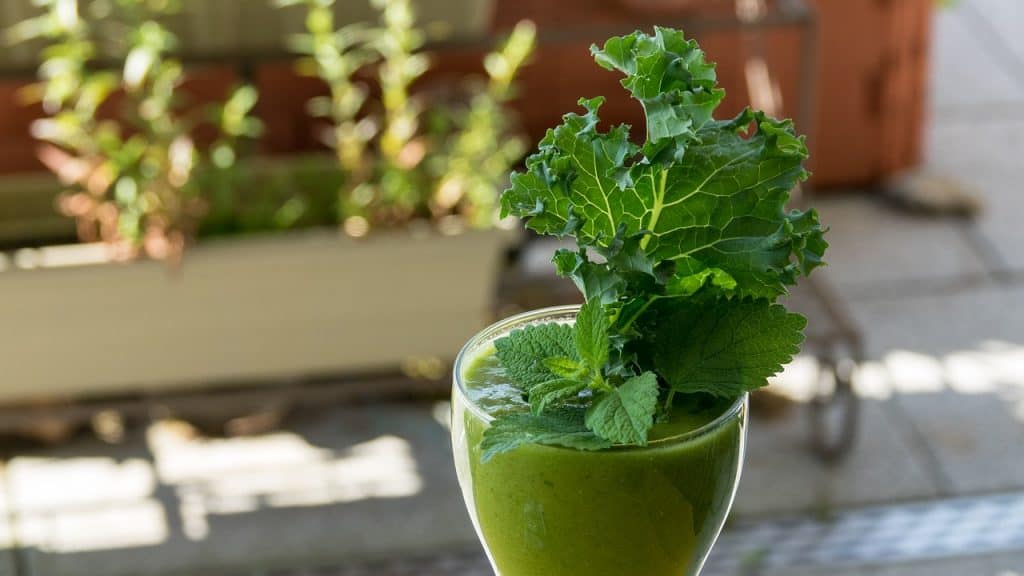 a detoxifying kale smoothie