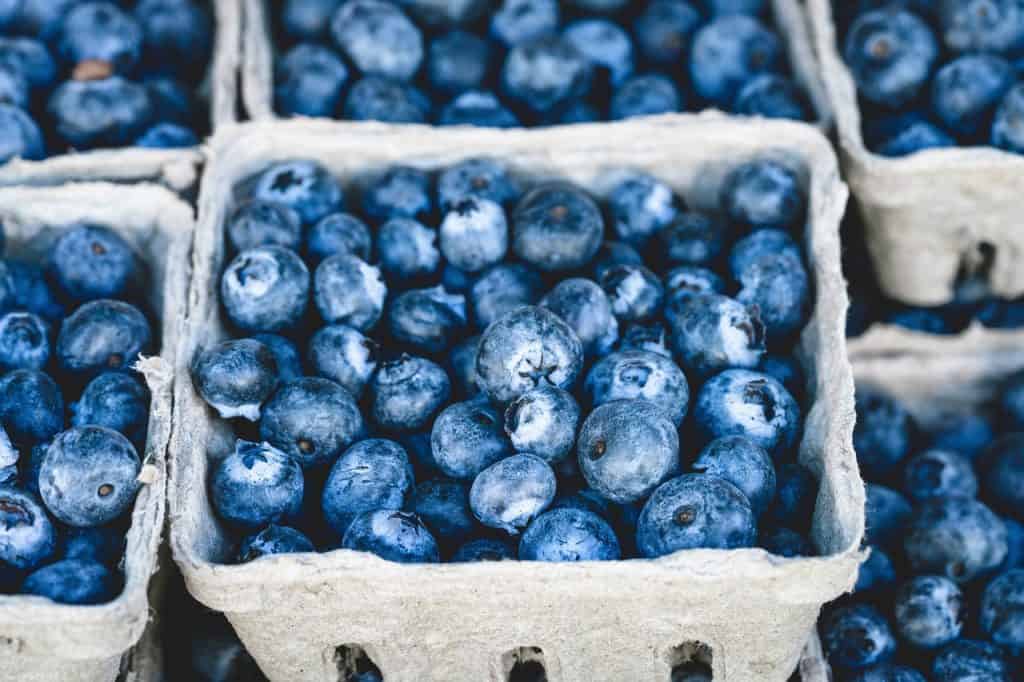 organic blueberries for detoxing