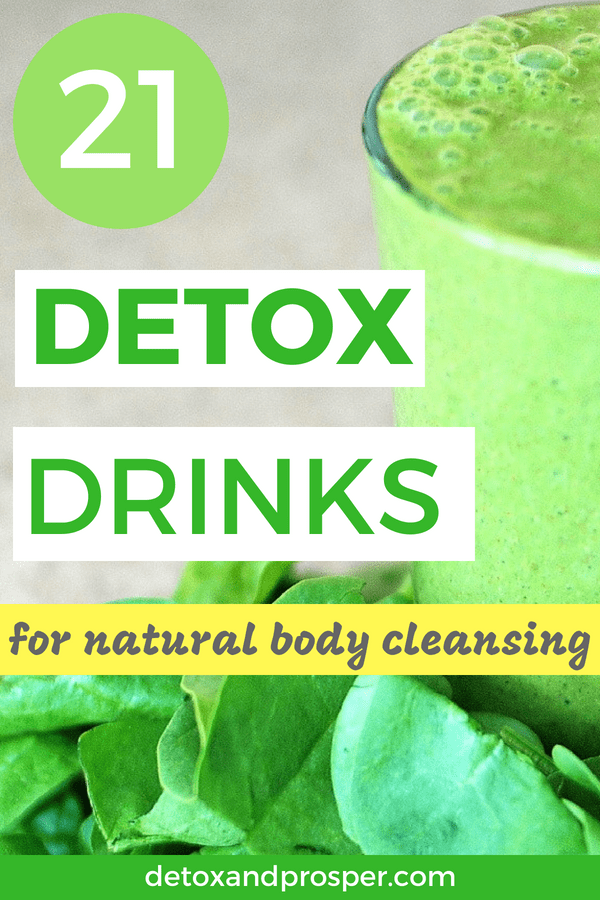 21 detox drinks for body cleansing